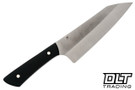 Edge Knife Works 7" Japanese Chef Nitro-V - Black Diamond Richlite