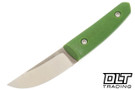 Edge Knife Works Kwaiken MagnaCut - Lime Green Micarta