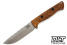 Bark River Bravo 1 Cru-Wear Filework Dark Birdseye Maple - Black Liners & Pins #1