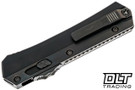 Microtech 184-1DLCTSH Glykon Bayonet Shadow - Black Handle - Black DLC Blade