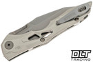 Kershaw Launch 13 Auto Button Lock - 7650RAW Raw Aluminum - Stonewash Blade