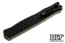 Heretic Cleric II D/E MagnaCut DLC - OD Green Chassis - Black Stainless Steel Inlay - Black Hardware & Clip