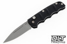 Boker Mini Kalashnikov Button Lock Auto - AKS-74 D2 Blade - Black Aluminum Handle