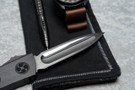 Marfione Custom Combat Troodon O-Yari - Diamondwash Handle - Deep Engraved Crests - Two Tone DLC Blade