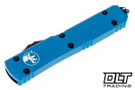 Microtech 123-2BL Ultratech T/E - Blue Handle - Black Blade