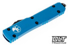 Microtech 123-3BL Ultratech T/E - Blue Handle - Black Blade