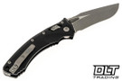 Microtech 137RL-10APFL Amphibian Ram-Lok - Black Fluted Handle - Apocalyptic Blade