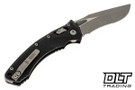 Microtech 137RL-11APFL Amphibian Ram-Lok - Black Fluted Handle - Apocalyptic Blade