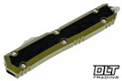 Microtech 206-12ODS Makora D/E - OD Green Handle - Stonewashed Blade - Signature Series