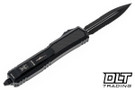 Microtech 206-2TCFIS Makora D/E - Black Handle - Carbon Fiber Inlay - Black Blade - Signature Series