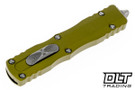 Microtech 225-10APOD Dirac D/E - OD Green Handle - Apocalyptic Blade