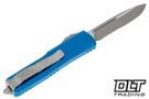 Microtech 231-11APBL UTX-85 S/E - Blue Handle - Apocalyptic Blade