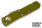 Microtech 231-11OD UTX-85 S/E - OD Green Handle - Stonewashed Blade
