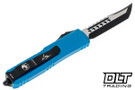 Microtech 719-1BLS UTX-85 Hellhound - Blue Handle - Black Blade - Signature Series
