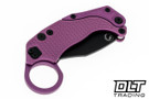 Reate EXO-K Karambit - Purple Aluminum - Black PVD