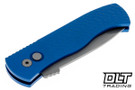 Pro-Tech Emerson CQC-7 - Blue Jigged Handle - Bead Blasted Blade
