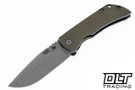 McNees PM MAC 2 3.5" - Jigged Burnt Bronze & Blue Atomic Anodized Titanium - MagnaCut Blade