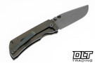 McNees PM MAC 2 3.5" - Jigged Burnt Bronze & Blue Atomic Anodized Titanium - MagnaCut Blade