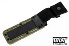 Demko FreeReign Clip Point - Stonewashed MagnaCut - OD Green Handle
