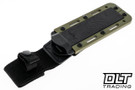 Demko FreeReign Clip Point - Stonewashed MagnaCut - OD Green Handle