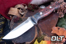 Bark River Bravo 1 3V Sky Blue & Red Maple Burl
