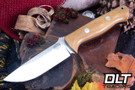 Bark River Bravo 1 3V Natural Canvas Micarta - Black Liners