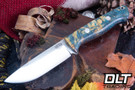 Bark River Bravo 1 3V Green & Gold Maple Burl - Rampless #2