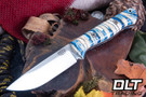 Bark River Bravo 1 3V Blue Mammoth - White Liners - Mosaic Pins - Rampless