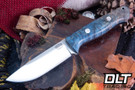 Bark River Bravo 1 3V Blue & Grey Maple Burl - Rampless #2