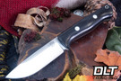 Bark River Bravo 1 3V Black Canvas Micarta - Rampless