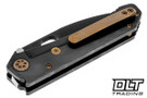 Medford 187DPT - PVD S90V - PVD Titanium - Bronze Hardware & Clip