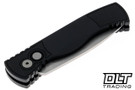 Pro-Tech TR-2 - Black Handle - Stonewashed MagnaCut Blade