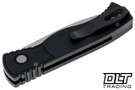 Pro-Tech TR-2 - Black Handle - Stonewashed MagnaCut Blade