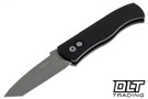 Pro-Tech Emerson CQC-7 with black jigged handle and tanto blade Pro-Tech Emerson CQC-7 with black jigged handle and tanto blade