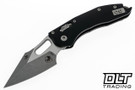 Microtech 169RL-10APFL Stitch S/E Ram-Lok - Fluted Black Handle - Apocalyptic Blade