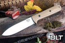 Bark River Kephart 4 3V Desert Tan G-10 - Black Liners & Pins