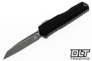 Microtech 1241-10APS-PR Cypher II - Black Handle - Apocalyptic Blade - Proof Run