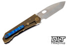 Medford 187DPT - Tumbled S90V - Flamed & Bronze Titanium - Bronze Hardware - Flamed Tsunami Clip #2