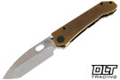 Medford 187DPT - Tumbled S90V - Bronze Titanium - PVD Hardware & Clip