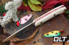 Bird & Trout CPM-154 Smooth Bone - Red Liners - Mosaic Pins #2