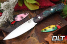 Bark River Bird & Trout CPM-154 Purple & Teal Maple Burl