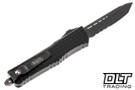 Microtech 144-2CT-LE Combat Troodon T/E - Black Frag Handle - DLC Blade