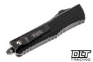 Microtech 144-2CT-LE Combat Troodon T/E - Black Frag Handle - DLC Blade