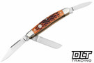 Boker Traditional Series 2.0 Medium Stockman - Brown Jigged Bone