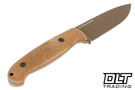 Bradford Guardian 4.5 3V - 3D Natural Micarta - Saber Ground - Coyote Cerakote