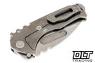 Medford Praetorian T Left Hand - Drop Point - Tumbled S45VN -  Tumbled Titanium