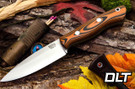 Bark River Mini Aurora 3V Orange & Black Suretouch - Matte - Toxic Green Liners