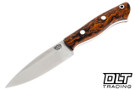 Bark River Mini Aurora 3V Desert Ironwood Burl - Black Liners #7