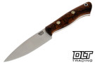 Bark River Mini Aurora 3V Desert Ironwood Burl - Black Liners - Mosaic Pins #11