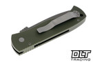 Pro-Tech Emerson CQC-7 - Green Handle - Smoky Grey DLC Blade
